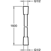 Душевой шланг Jacob Delafon E75206-CP Хром