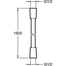 Душевой шланг Jacob Delafon E75206-CP Хром