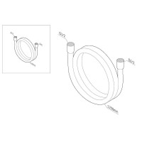 Душевой шланг AM.PM 125 F0412100 Хром