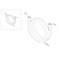 Душевой шланг AM.PM 125 F0412122 Черный