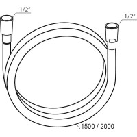 Душевой шланг Ravak SilverShine 914.02 X07P339 Хром