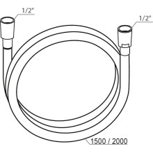 Душевой шланг Ravak SilverShine 914.02 X07P339 Хром