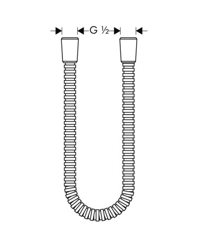 Душевой шланг 160 см Axor 28116000