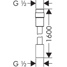 Душевой шланг 160 см Axor 28128000