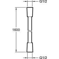 Душевой шланг титан 160 см Jacob Delafon Aparu E75206-TT