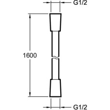 Душевой шланг титан 160 см Jacob Delafon Aparu E75206-TT