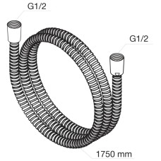 Душевой шланг 175 см Damixa 760400264