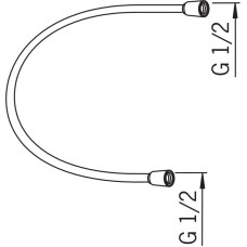 Душевой шланг 70 см Oras Hydra 241064-60
