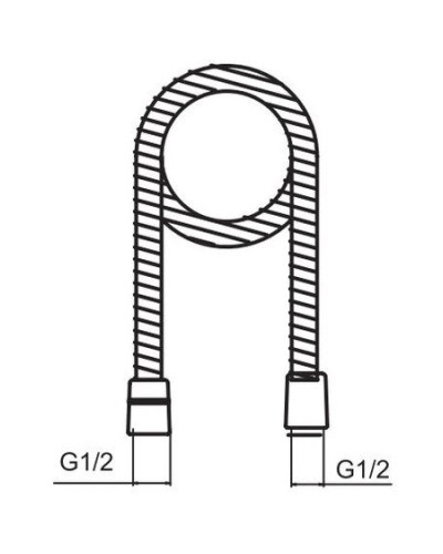Душевой шланг 150 см Caprigo 99-515-vot