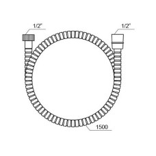 Душевой шланг Ravak 911.00 X07P006 Хром