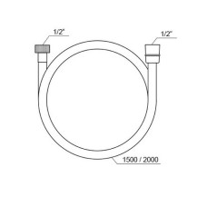 Душевой шланг Ravak SatinFlex 913.00 X07P176 Хром