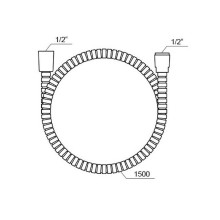 Душевой шланг Ravak 912.50 X07P065 Хром