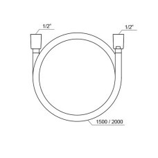 Душевой шланг Ravak SilverShine 914.00 X07P338 Хром