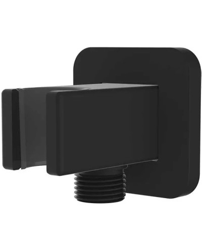 Подключение для душевого шланга с держателем Vincea VSC-32MB черный матовый