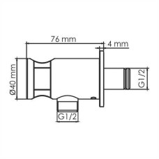 Шланговое подключение WasserKRAFT Sauer A189 Золото
