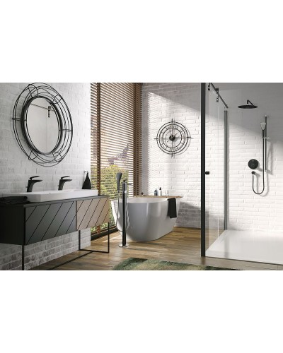 Шланговое подключение Kludi Sirena 6306139-00 Черное матовое