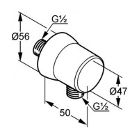 Шланговое подсоединение Kludi Freshline 630600500