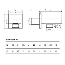 Шланговое подключение Excellent AREX.1022BL Черный