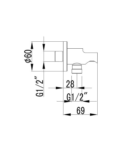 Шланговое подключение Lemark LM4885B Бронза