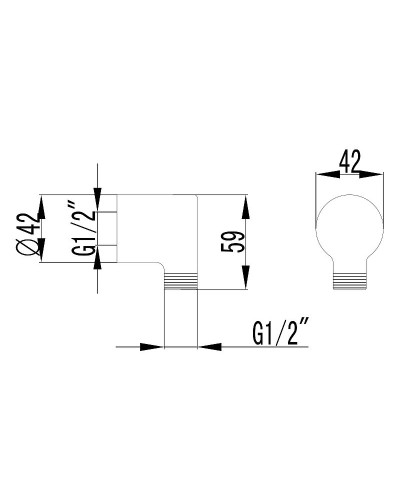 Шланговое подключение Lemark LM3283C Хром