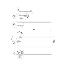 Шланговое подключение Iddis Slide SLIAB00i62 Черный матовый