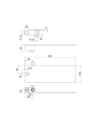 Шланговое подключение Iddis Slide SLIAB00i62 Черный матовый