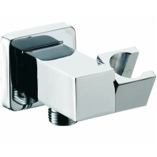 Шланговое подключение Remer 337S с держателем ручного душа Хром