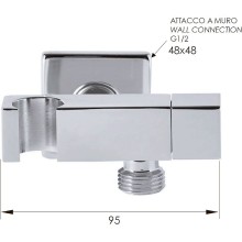Шланговое подключение Remer 336S Хром