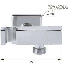 Шланговое подключение Remer 336S Хром