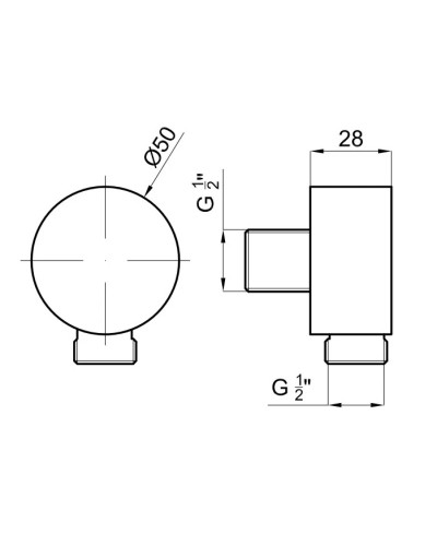 Подключение для душевого шланга Noken Liberty N399999697