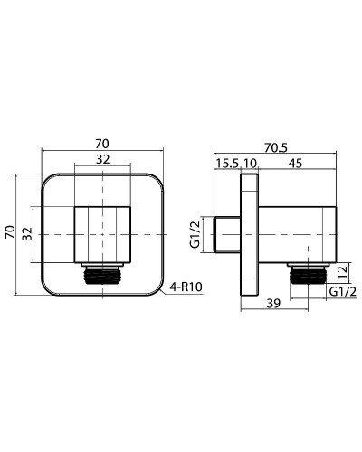 Шланговое подключение Iddis Slide SLISB00i62 Хром