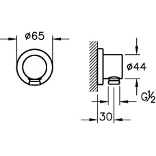 Подключение для душевого шланга VitrA Origin A4522336