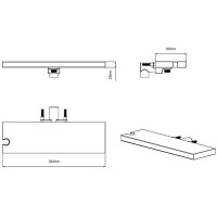 Подключение для душевого шланга с держателем Vincea VSRC-41CH
