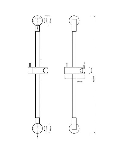 Душевая штанга Bemeta Shower Programme 65 104114112 Хром