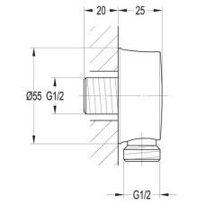 Штуцер Cezares CZR-F-AI10-01