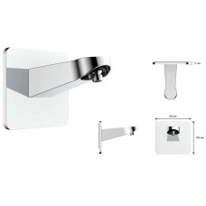 Верхний душ Vincea Inspire VSHD-3I4CGM 320 мм, с кронштейном, вороненая сталь