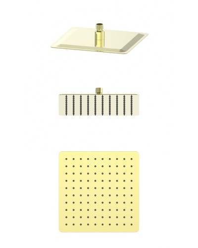 Тропическая лейка для душа WONZON & WOGHAND, Брашированное золото (WW-88DP06-BG)