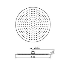 Верхний душ Excellent Actima 40 AREX.3040CR Хром