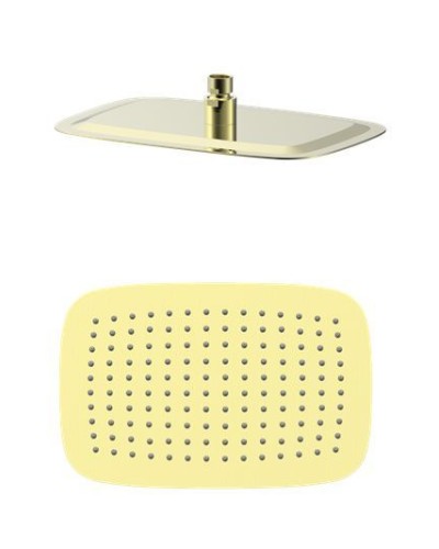 Тропическая лейка для душа WONZON & WOGHAND, Брашированное золото (WW-88DP03-BG)