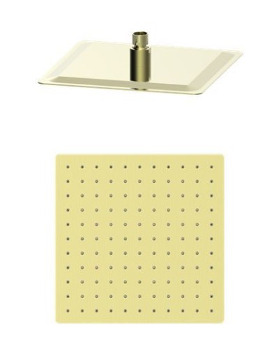 Тропическая лейка для душа WONZON & WOGHAND, Брашированное золото (WW-88DP02-BG)