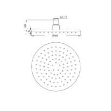 Верхний душ Migliore Latino 29682 Золото