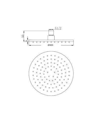 Верхний душ Migliore Latino 29682 Золото