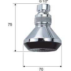 Верхний душ Remer 352X Хром