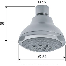 Верхний душ Remer 355FOX Хром