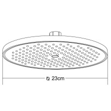 Верхний душ Orange S13TScr Хром