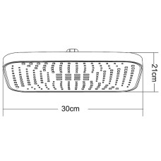 Верхний душ Orange S14TScr Хром
