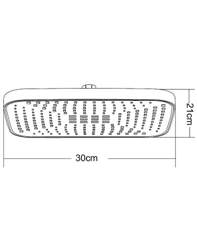 Верхний душ Orange S14TScr Хром