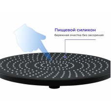 Верхний душ Gappo G006-25 Черный матовый