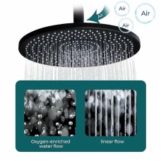 Верхний душ Gappo G006-25 Черный матовый