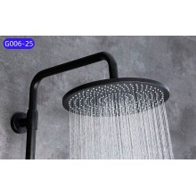 Верхний душ Gappo G006-25 Черный матовый